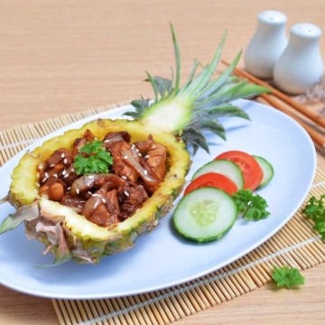 Ayam Teriyaki Mangkuk Nanas